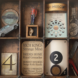wooden printers tray artwork detail close up curios 